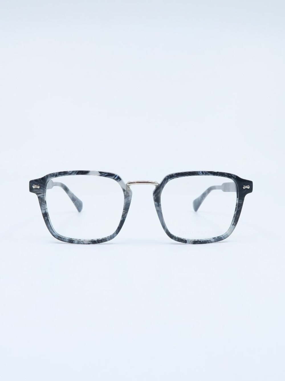 John Varvatos VJV427 49mm Navy Marble, New Square Men's Eyeglasses Frames.